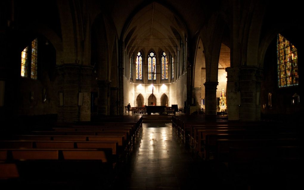 De oudste delen van de Saint Gery in Valenciennes, de plaats waar De Brès werd opgehangen, dateren uit de dertiende eeuw. beeld Sjaak Verboom