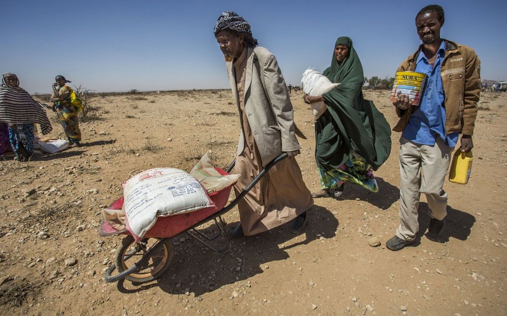 Armoede in Somalië, beeld ANP, Arie Kievit