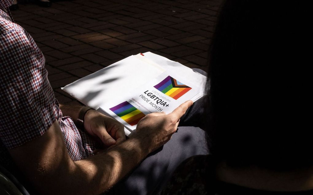 Een speciale Pride Month, in juni, moet wereldwijd de aandacht voor de lhbti-gemeenschap bevorderen. beeld AFP, Yuki Iwamura