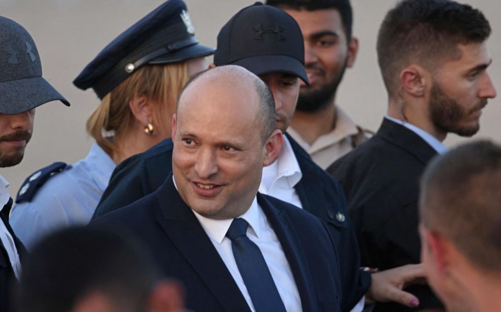 Naftali Bennett overweegt vertrek. beeld AFP, Menahem Kahana