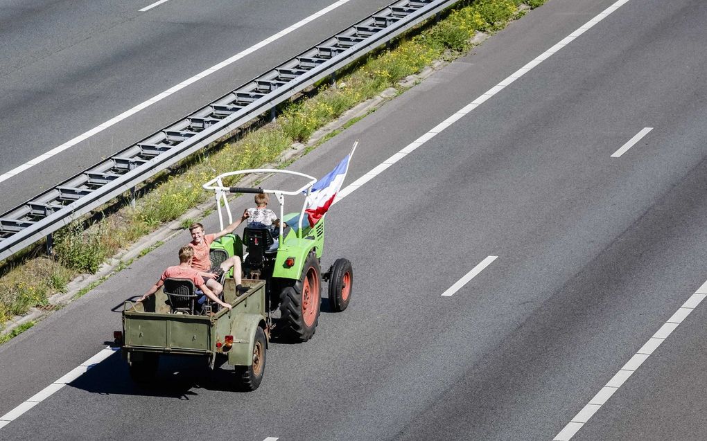 Het boerenprotest van woensdag. beeld ANP, Vincent Jannink