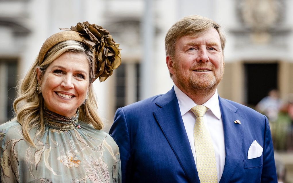 Koning Willem-Alexander en koningin Máxima komen in Graz. beeld ANP SEM VAN DER WAL