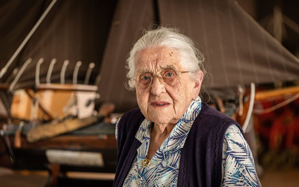 Teuntje van der Horst-van den Hoek in Sonnevanck, waar ze sinds 2021 woont. Ze woonde tot op 100-jarige leeftijd zelfstandig. beeld André Dorst