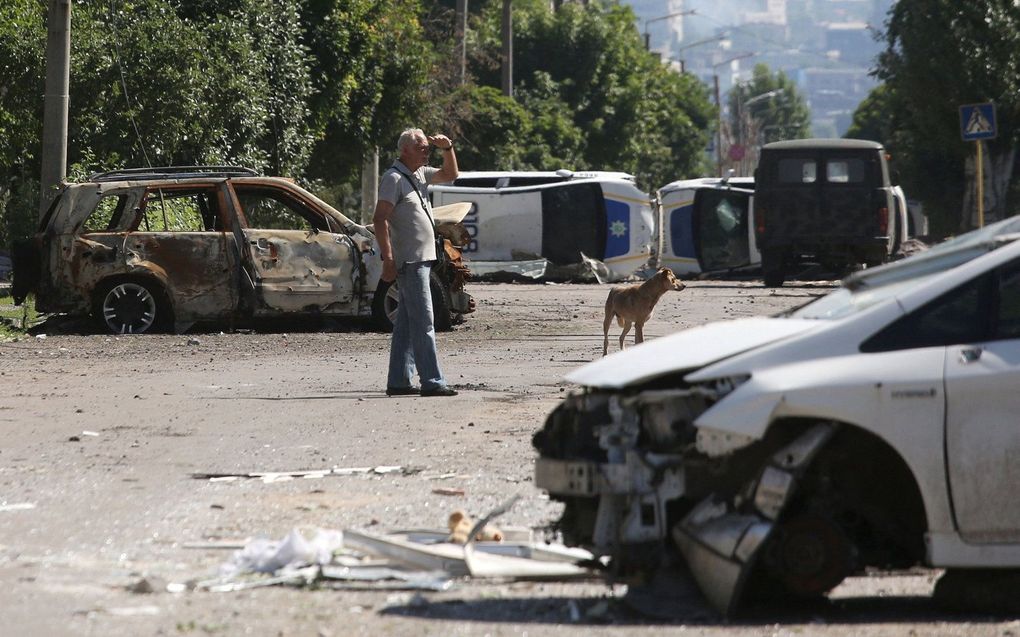 Lisitsjansk. beeld AFP, Anatolii Stepanov