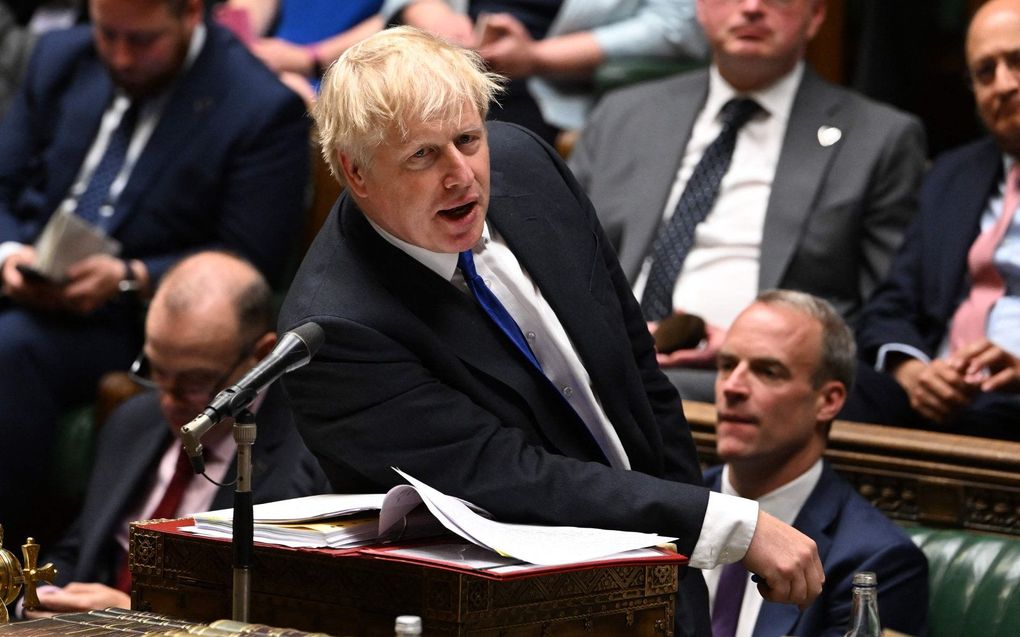 Boris Johnson. beeld AFP, Jessica Taylor