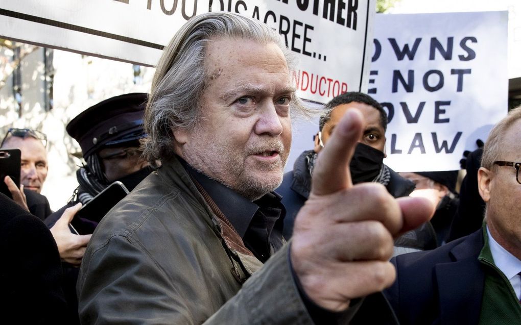 Bannon. beeld EPA, MICHAEL REYNOLDS