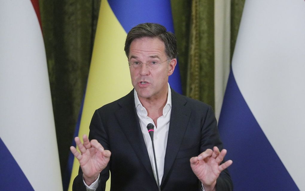 Rutte. beeld  EPA, SERGEY DOLZHENKO