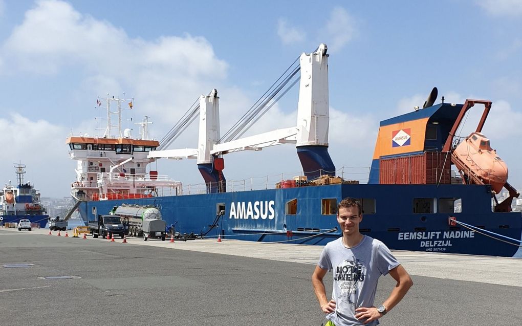 Jaap-Willem voer onder andere voor Amasus Shipping. beeld Jaap-Willem Meijer