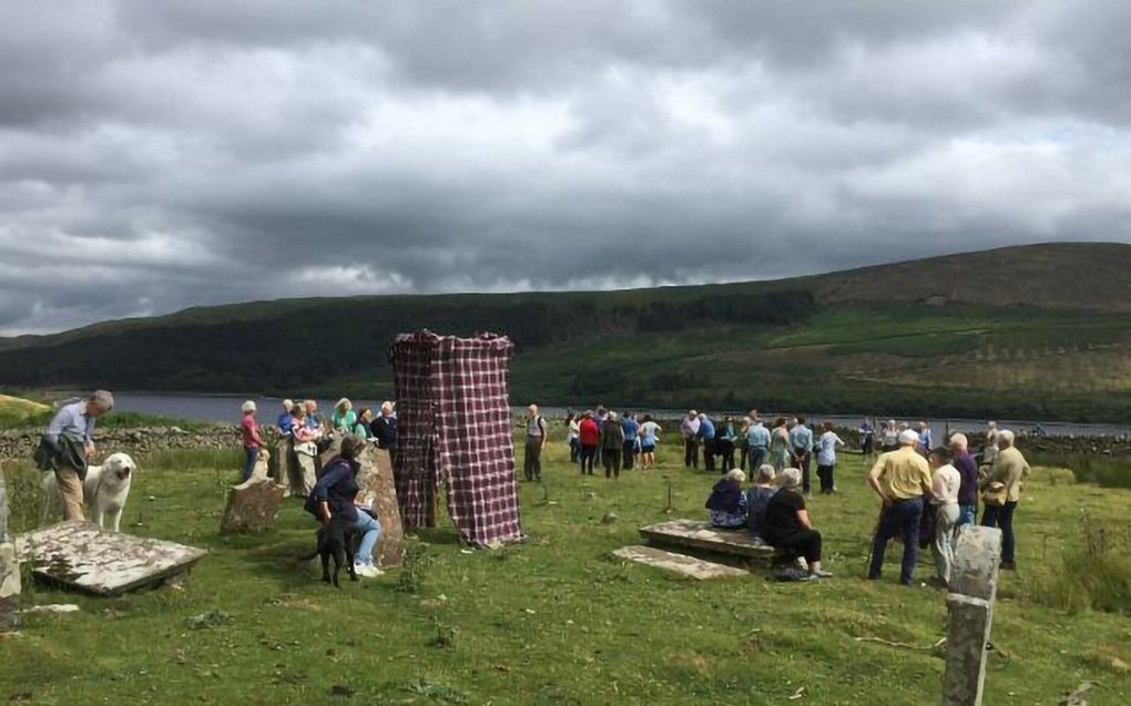 In het Schotse St. Mary’s Kirkyard wordt zondag de jaarlijkse openluchtdienst gehouden ter herinnering aan de tijd van de Covenanter-beweging uit de 17e eeuw. beeld Church of Scotland