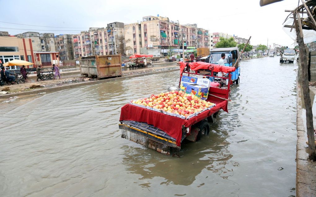 Karachi, Pakistan. beeld EPA, REHAN KHAN