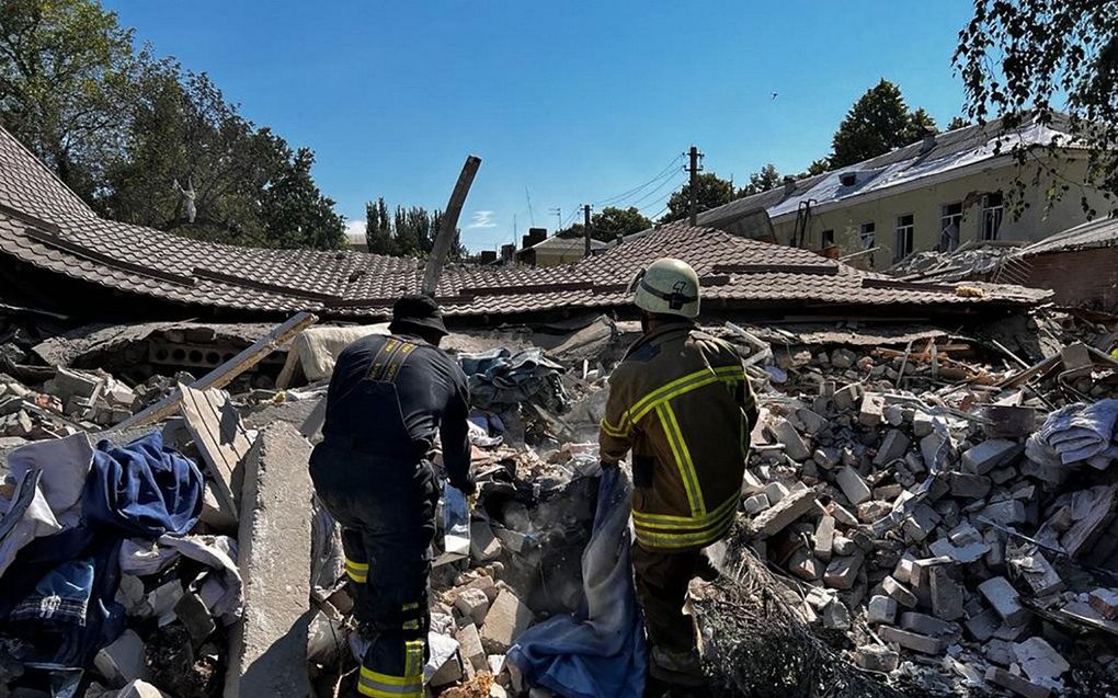 beeld AFP, STR, Ukrainian Emergency Service