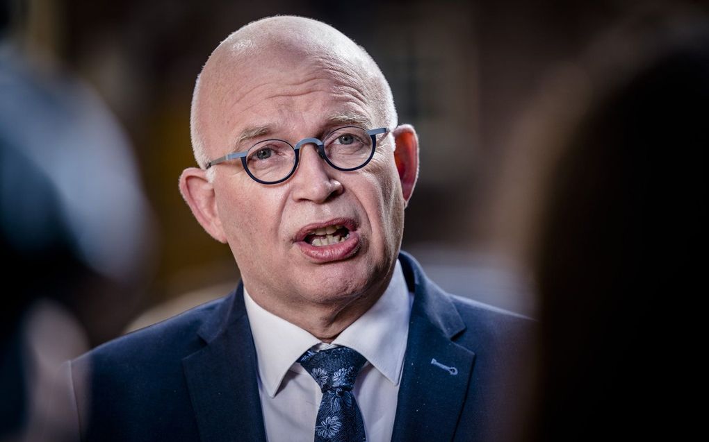 Minister van Landbouw, Natuur en Voedselkwaliteit Henk Staghouwer vindt dat de protesten de laatste twee dagen te ver gaan. beeld ANP, Bart Maat