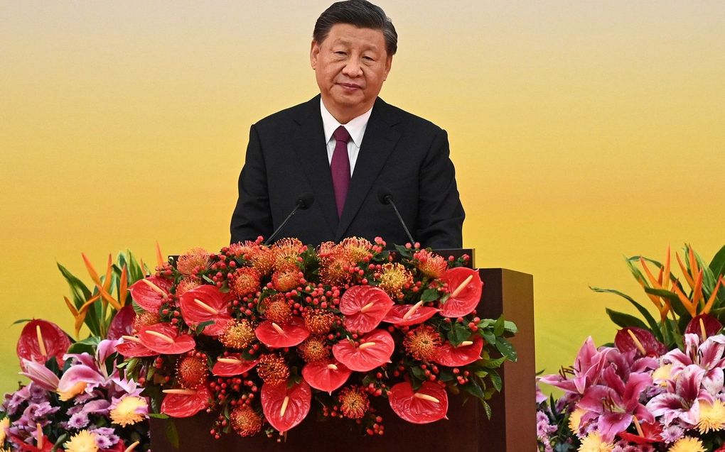 Xi Jinping. beeld AFP, Selim CHTAYTI