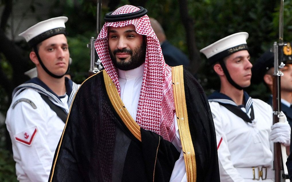 Mohammed bin Salman. beeld AFP, Louisa Gouliamaki