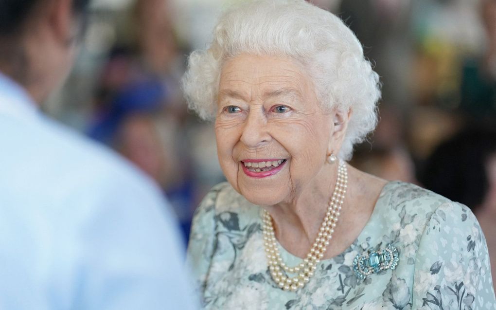 Koningin Elizabeth heeft woensdag haar „warmste wensen” gestuurd naar honderden bisschoppen die de Lambethconferentie in het Engelse Canterbury bijwonen. beeld AFP, Kirsty O' Connor