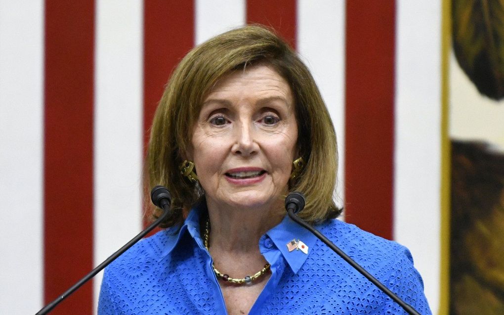 Nancy Pelosi. beeld EPA, Franck Robichon