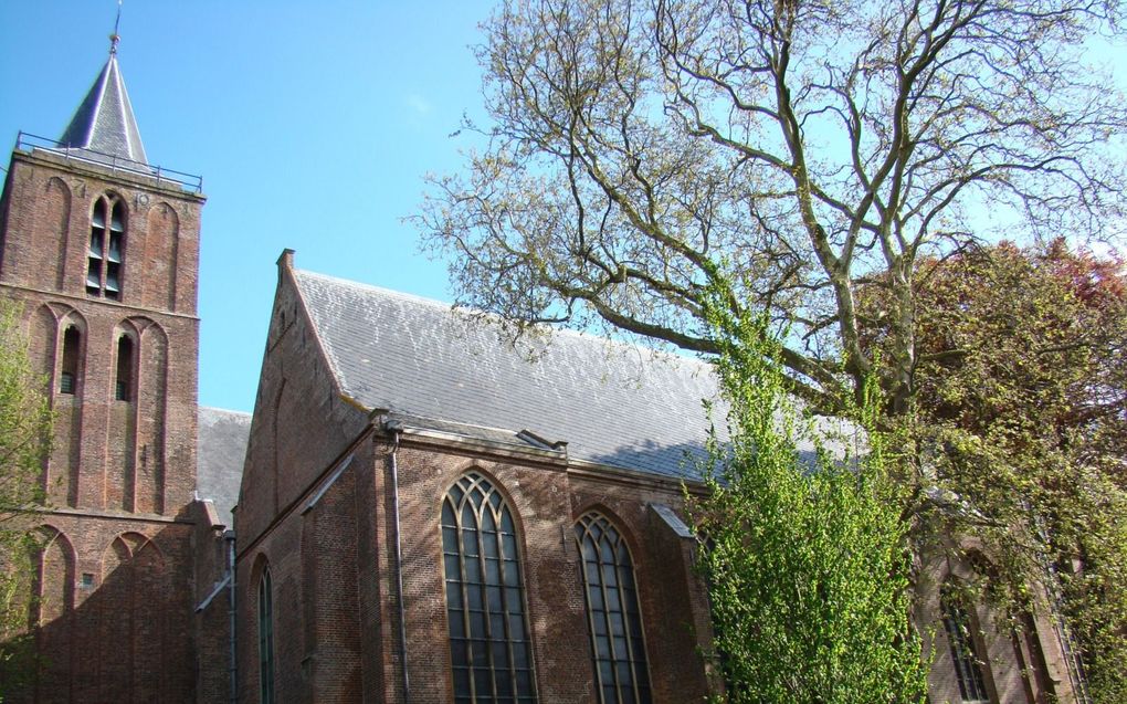 De in 1518 afgebouwde Sint-Nicolaaskerk in Edam kwam in 1572 in handen van de calvinisten. Of dit ook de plek is waar de synode werd gehouden, is niet bekend. beeld Wikimedia Commons