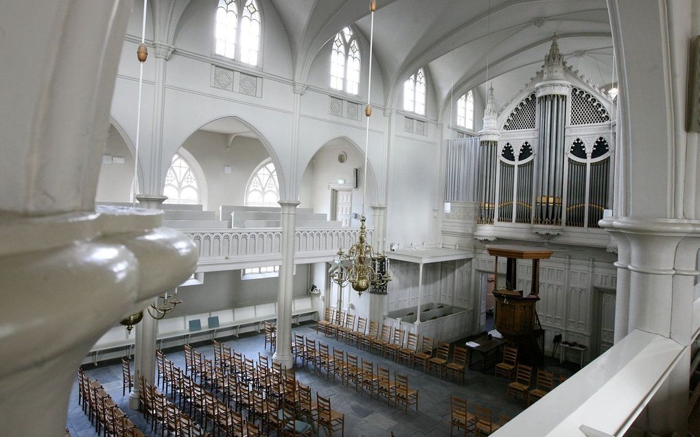 Interieur van de Oude Kerk in Zeist, met het Bätzorgel. beeld RD, Anton Dommerholt