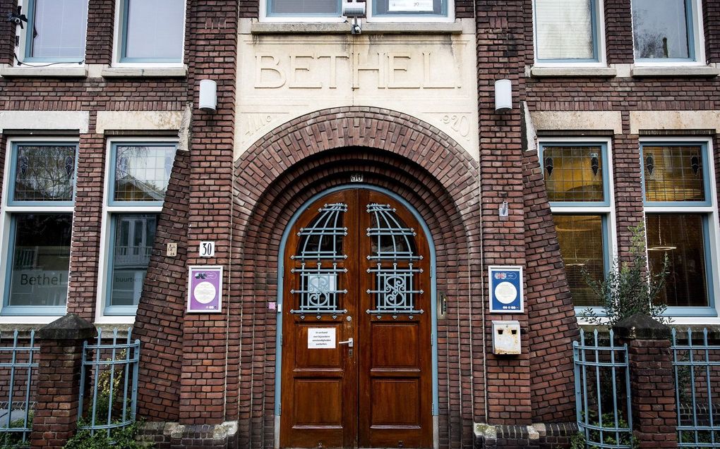 In Nederland was het kerkasiel in buurt-en-kerkhuis Bethel in Den Haag (2018-2019) spraakmakend. beeld ANP, Koen van Weel