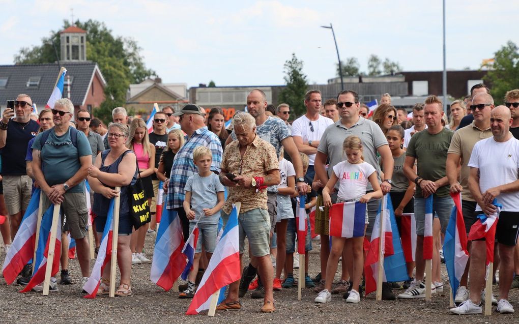 Protest in Albergen. beeld ANP/ NEWS UNITED