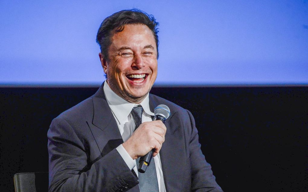 Tesla-topman Elon Musk. beeld EPA, Carina Johansen