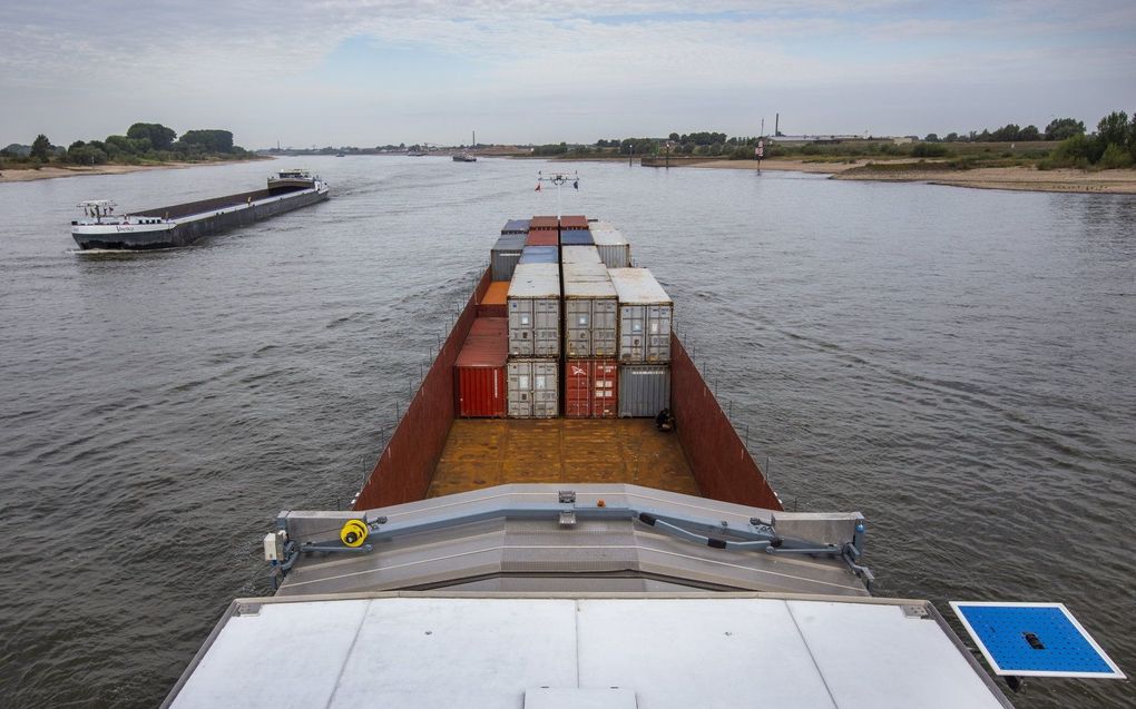 De Rijn bij Lobith. beeld ANP, VINCENT JANNINK