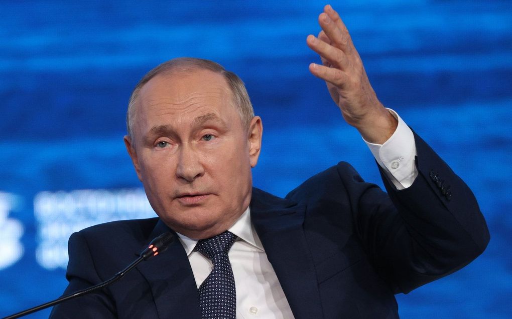 De Russische president Vladimir Poetin. beeld EPA, Sergei Bobelyv