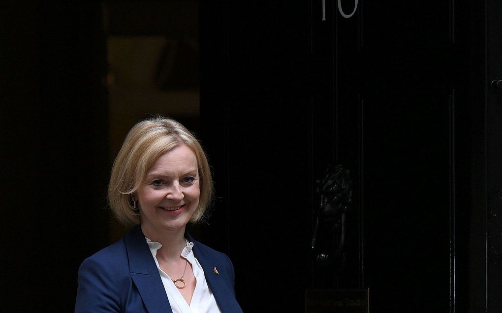 De Britse premier Liz Truss. beeld AFP, Daniel Lean