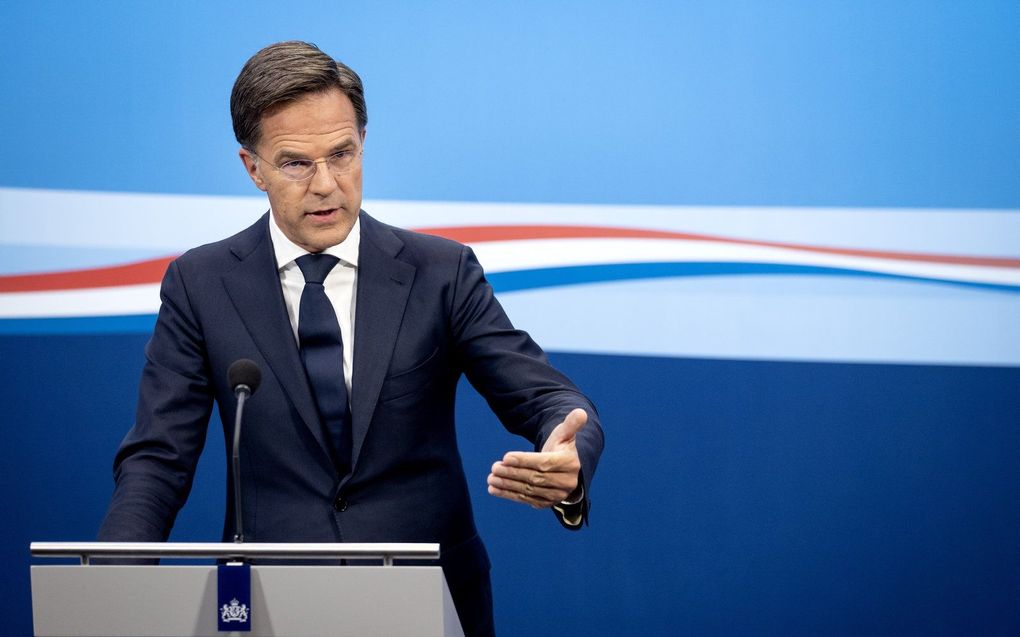 Premier Rutte. beeld ANP, Koen van Weel