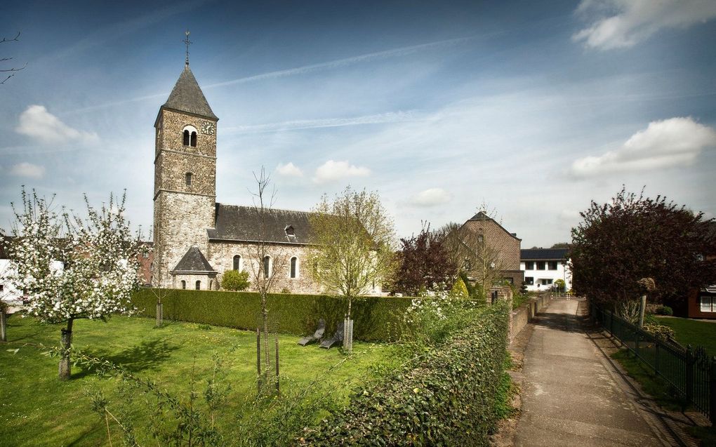 Sint-Pancratiuskerk in Mesch in Zuid-Limburg. beeld RD, Henk Visscher