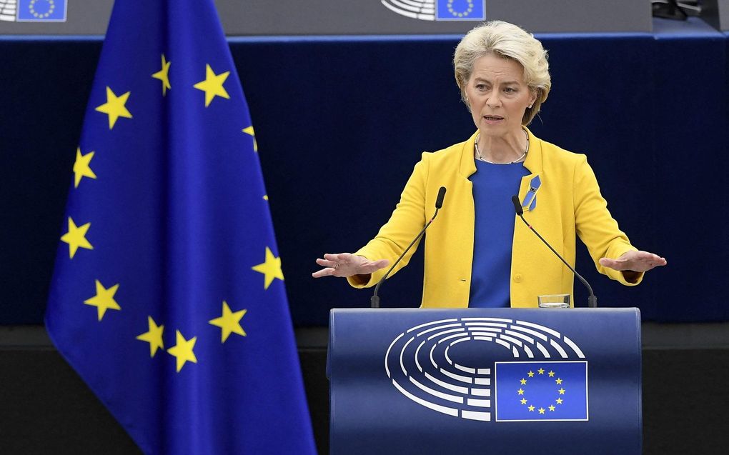 Europees Commissievoorzitter Ursula von der Leyen. beeld AFP, Frederick Florin