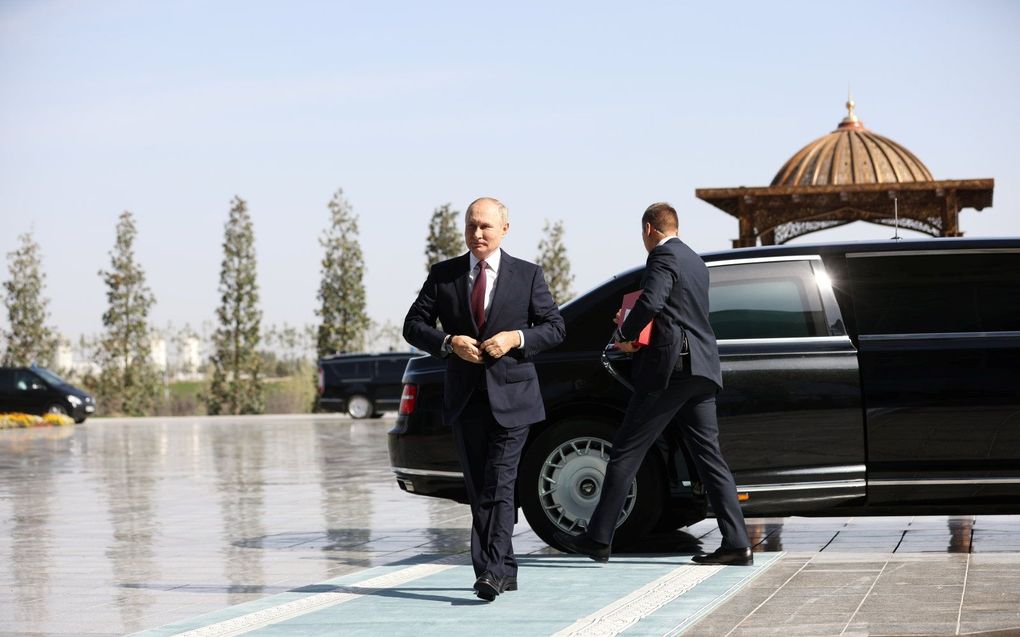 De Russische president Poetin. beeld EPA, Sergei Bobylev