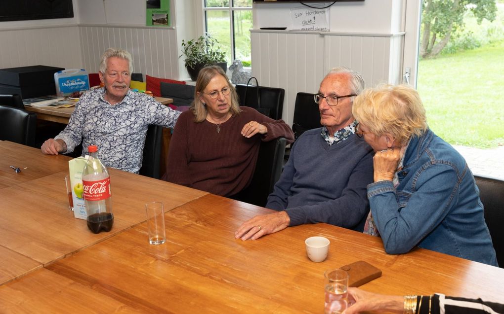 Pauzemoment tijdens de meerdaagse cursus  Beter thuis met dementie. beeld Martin Droog