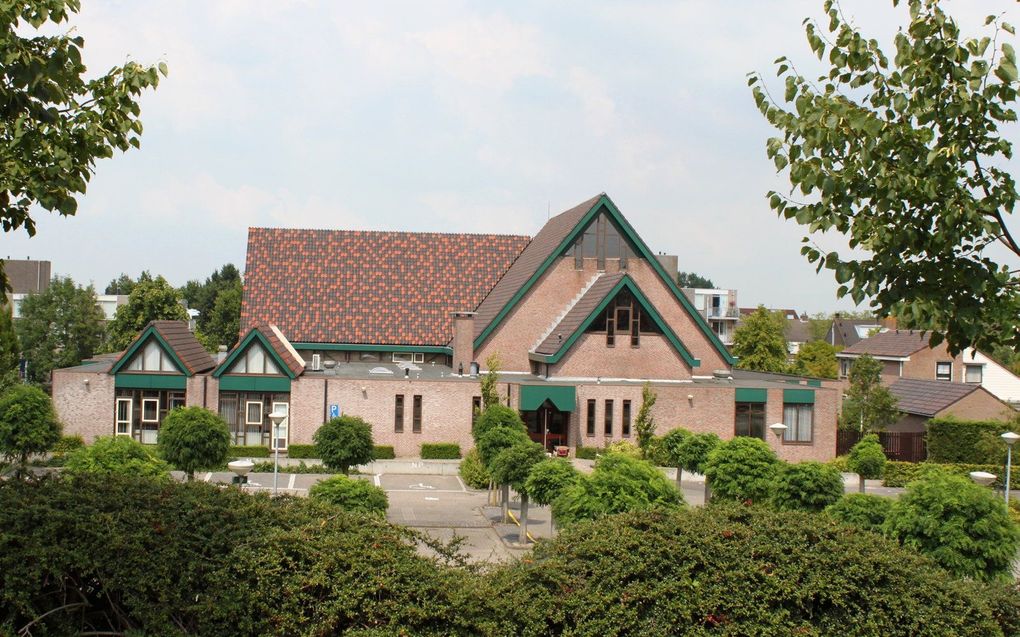 Het kerkgebouw van de gereformeerde gemeente in Hardinxveld-Giessendam (archieffoto). beeld Jaap Sinke