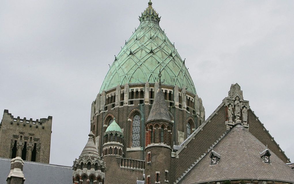 De kathedrale basiliek Sint Bavo is een rooms-katholieke kerk in Haarlem die fungeert als kathedraal van het bisdom Haarlem-Amsterdam. beeld RD, Henk Visscher