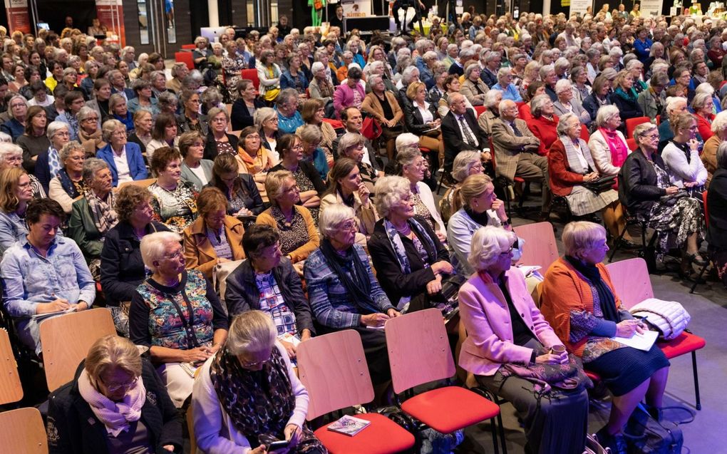 Vrouw tot Vrouw (vroeger de Hervormde Vrouwenbond) hield donderdag in de Basiliek te Veenendaal de bondsdag. beeld RD, Anton Dommerholt