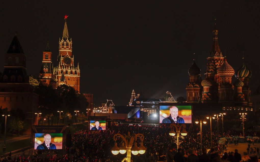 Moskou. beeld EPA, Yuri Kochetkov