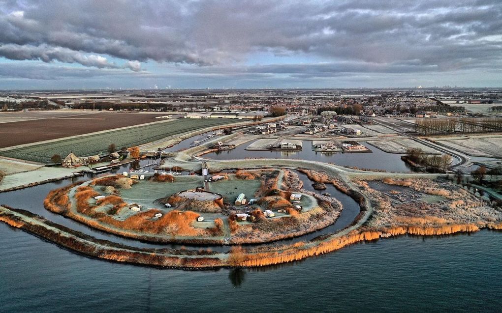 Fort Buitensluis, op het randje van de Hoeksche Waard. beeld fortbuitensluis.nl