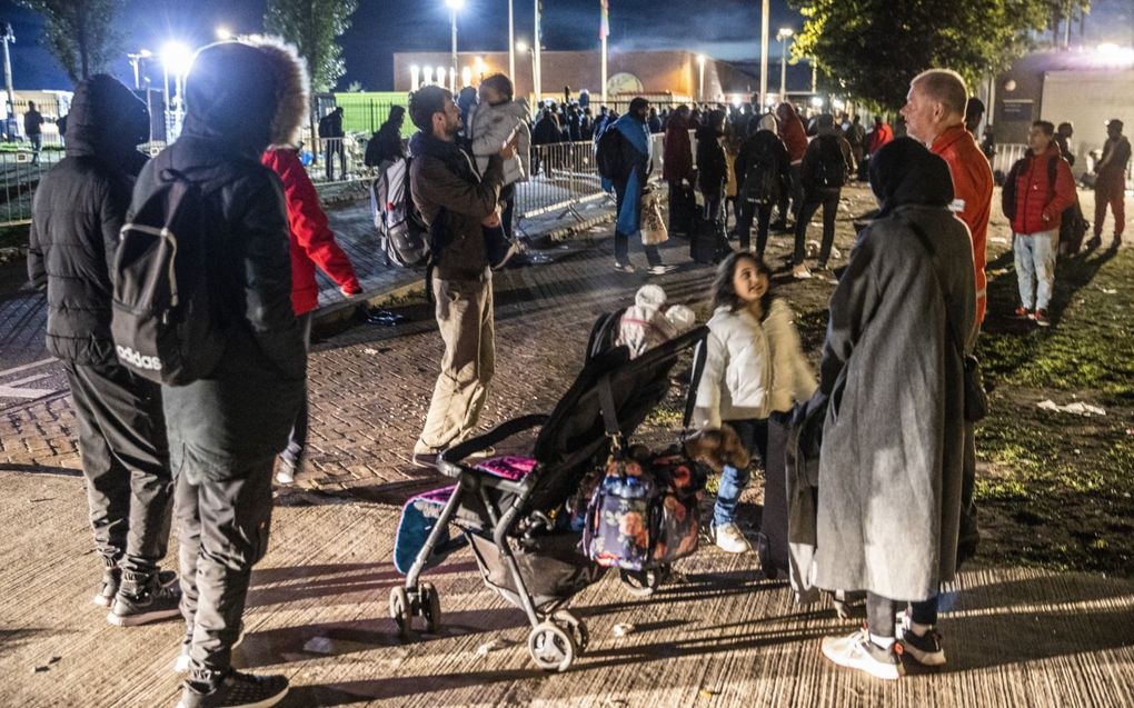 ”Interessante” landen, zoals Nederland, hebben een veel grotere aantrekkingskracht op vluchtelingen dan impopulaire landen binnen de EU, zoals Hongarije en Oostenrijk. Foto: aanmeldcentrum in Ter Apel. beeld ANP, Vincent Jannink