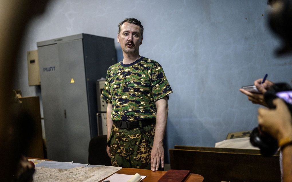 Girkin als commandant in 2014. beeld AFP, Bulent KILIC