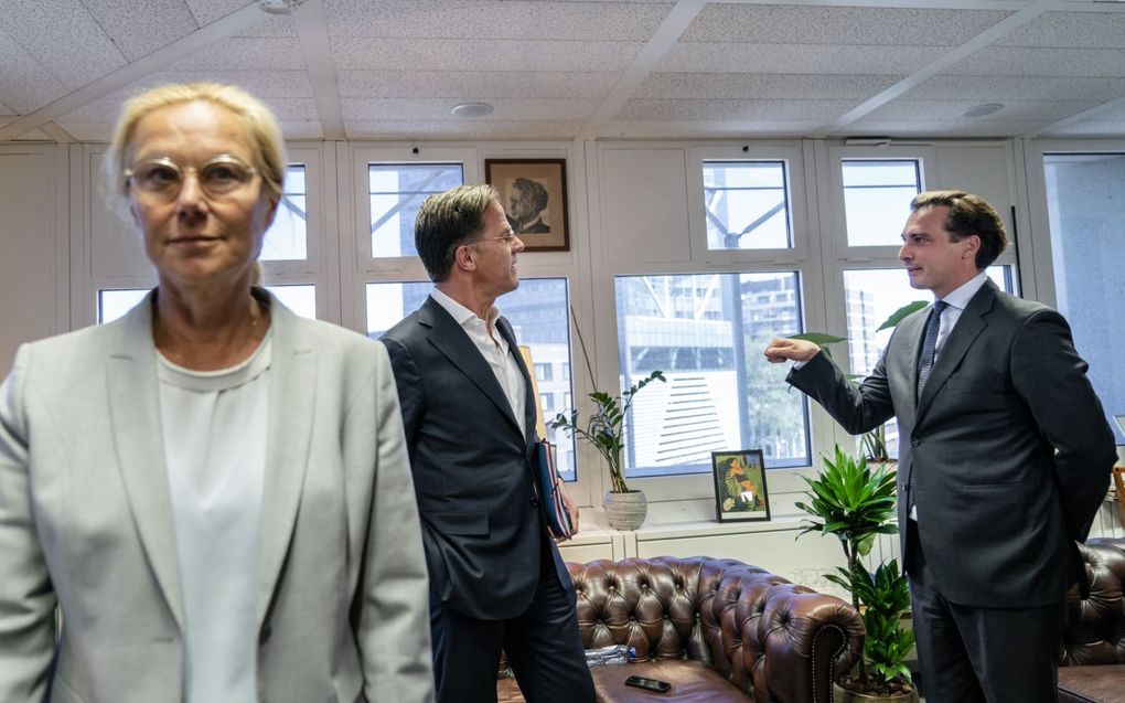 „Minister Kaag zou teleurgesteld zijn als een Kamerdebat ertoe zou leiden dat Thierry Baudet van gedachten veranderde.” beeld ANP, Bart Maat