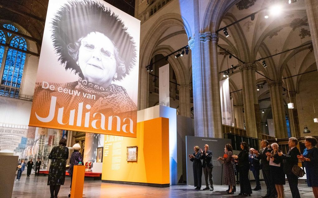 Prinses Beatrix opende de tentoonstelling over haar moeder. beeld ANP, Jeffrey Groeneweg