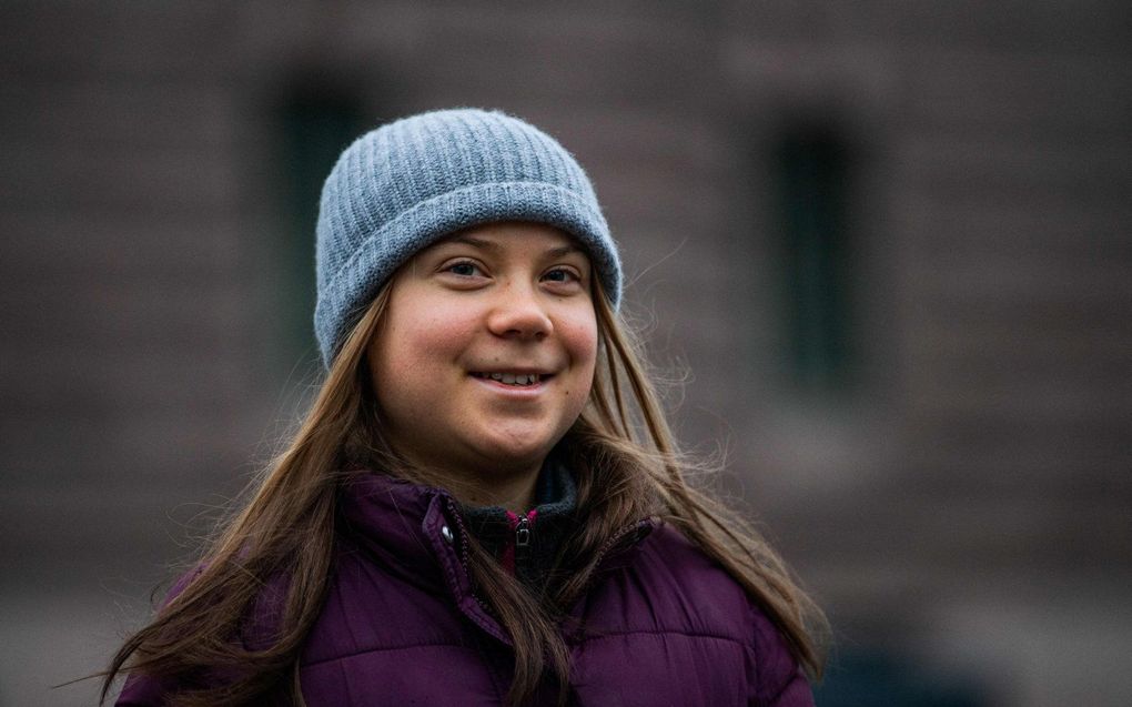 Greta Thunberg. beeld AFP, Jonathan Nackstrand