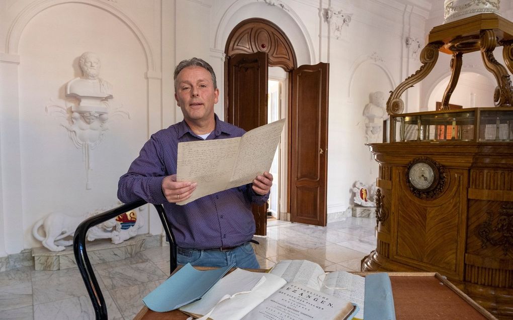 Kees de Ridder van het Zeeuws Archief in Middelburg. beeld Dirk-Jan Gjeltema