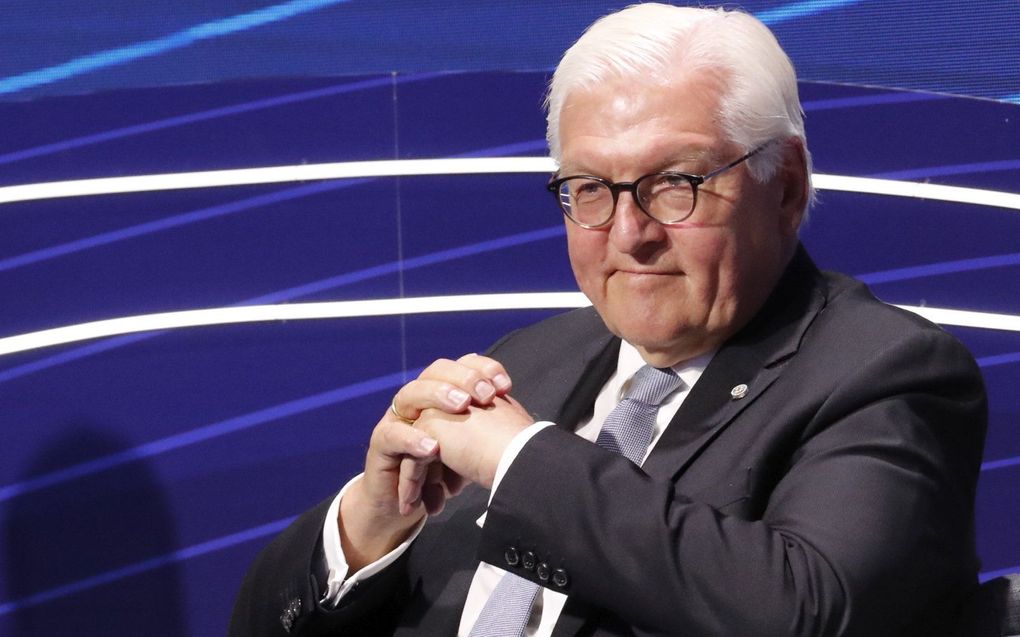 Steinmeier. beeld EPA, TOMS KALNINS