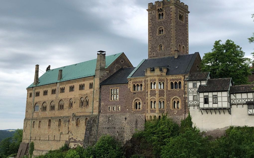 Kasteel de Wartburg, waar Luther bijna een jaar heeft doorgebracht. beeld Geerten Moerkerken