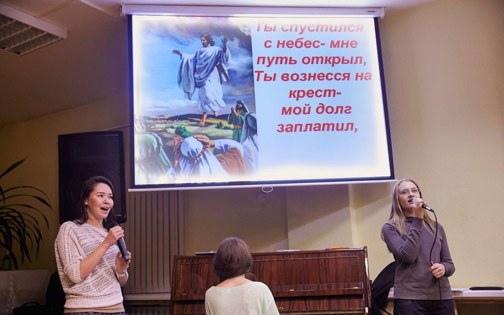 Baptistenkerk in Jakoetsk in Siberië.  beeld Jaco Klamer