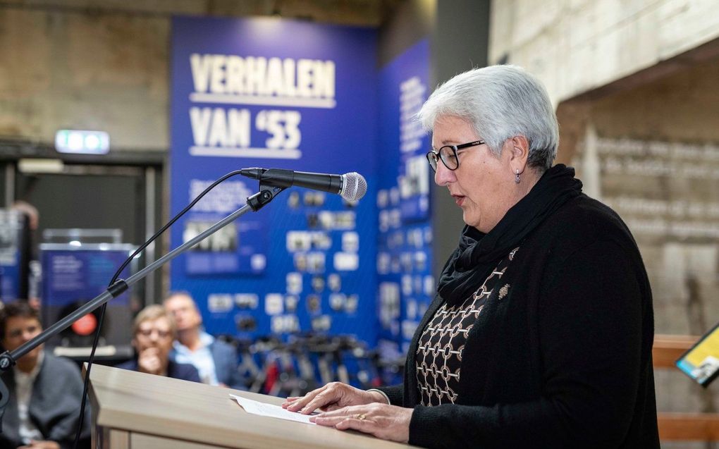 Ina in 't Veld-Rentier. beeld Liza de Bie, Watersnoodmuseum