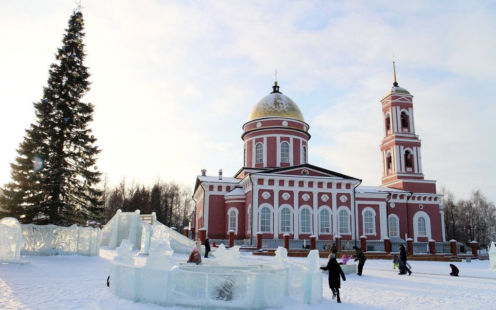 Een Russisch-Orthodoxe Kathedraal. beeld William Immink