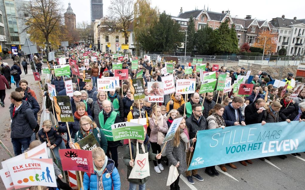 De Mars voor het Leven trok voor de coronapandemie zo’n 10.000 deelnemers. beeld RD, Anton Dommerholt